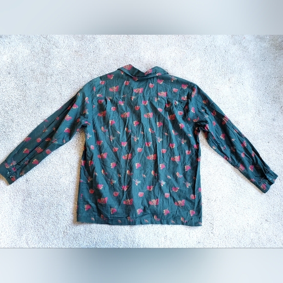 Pendleton Vintage Button-up Autumn Fall Leaf Print - Picture 4 of 10